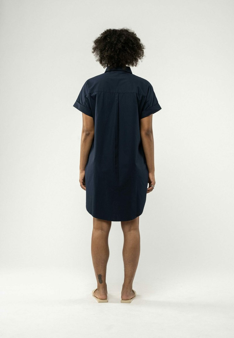 Damen Freizeitkleider | Melawear AMOLI Blusenkleid navy/dunkelblau - FH64925 Damen Freizeitkleider | Melawear AMOLI Blusenkleid navy/dunkelblau - FH64925