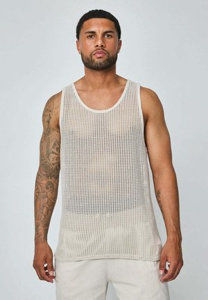 FRILIVIN, UNI À MULTI TROUE - Débardeur - beige