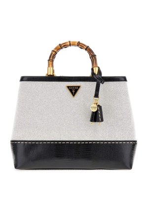 Guess ZABRY MIT KROKOPRÄGUNG - Bolso de mano - mehrfarbig schwarz