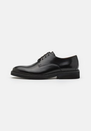 LEATHER - Smart lace-ups - black