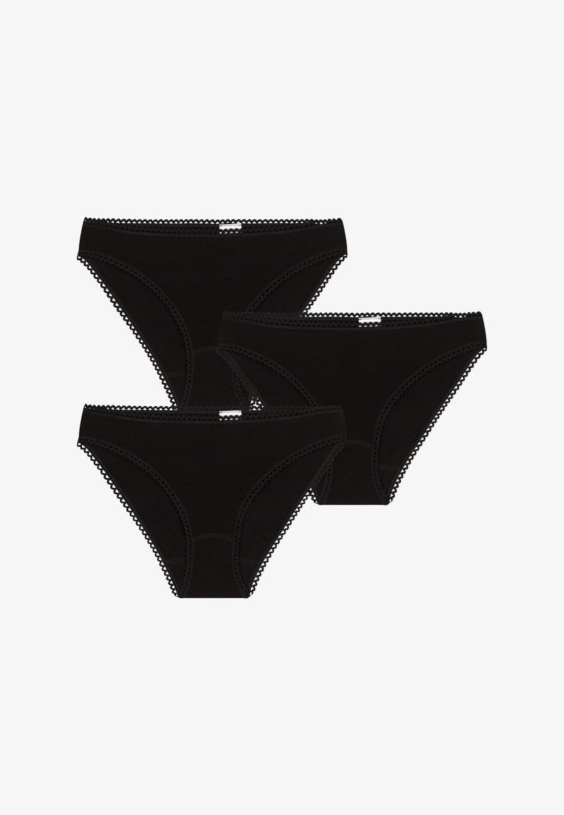 Petit Bateau 3 PACK - Slip - black