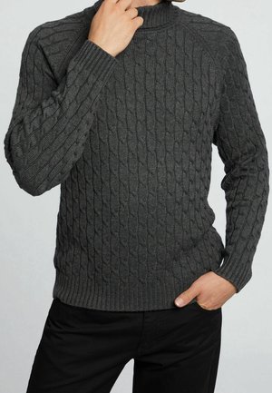 Strickpullover - dark grey