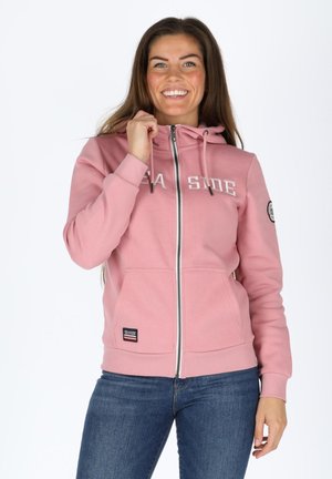 NAUTICAL - Zip-up sweatshirt - dusty rose