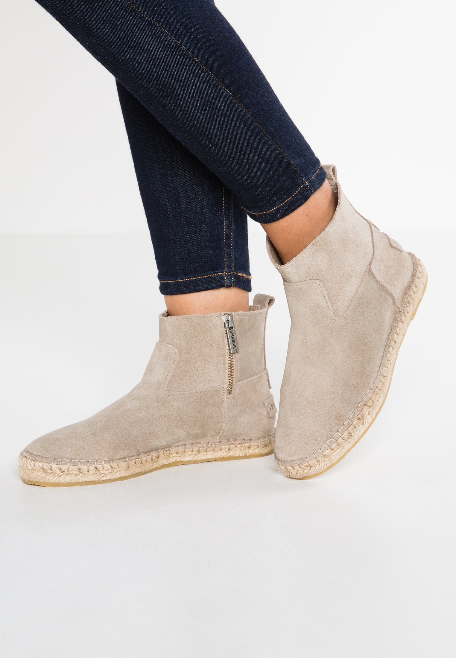 Shabbies Amsterdam Korte laarzen - taupe/Taupe - Zalando.nl