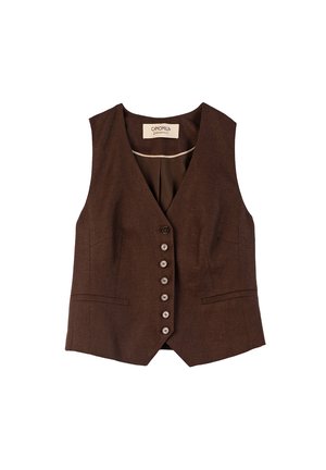 Camomilla Italia, GIONNY - GILET - Chaleco - brown (solid)