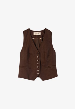 Camomilla Italia, GIONNY - GILET - Chaleco - brown (solid)