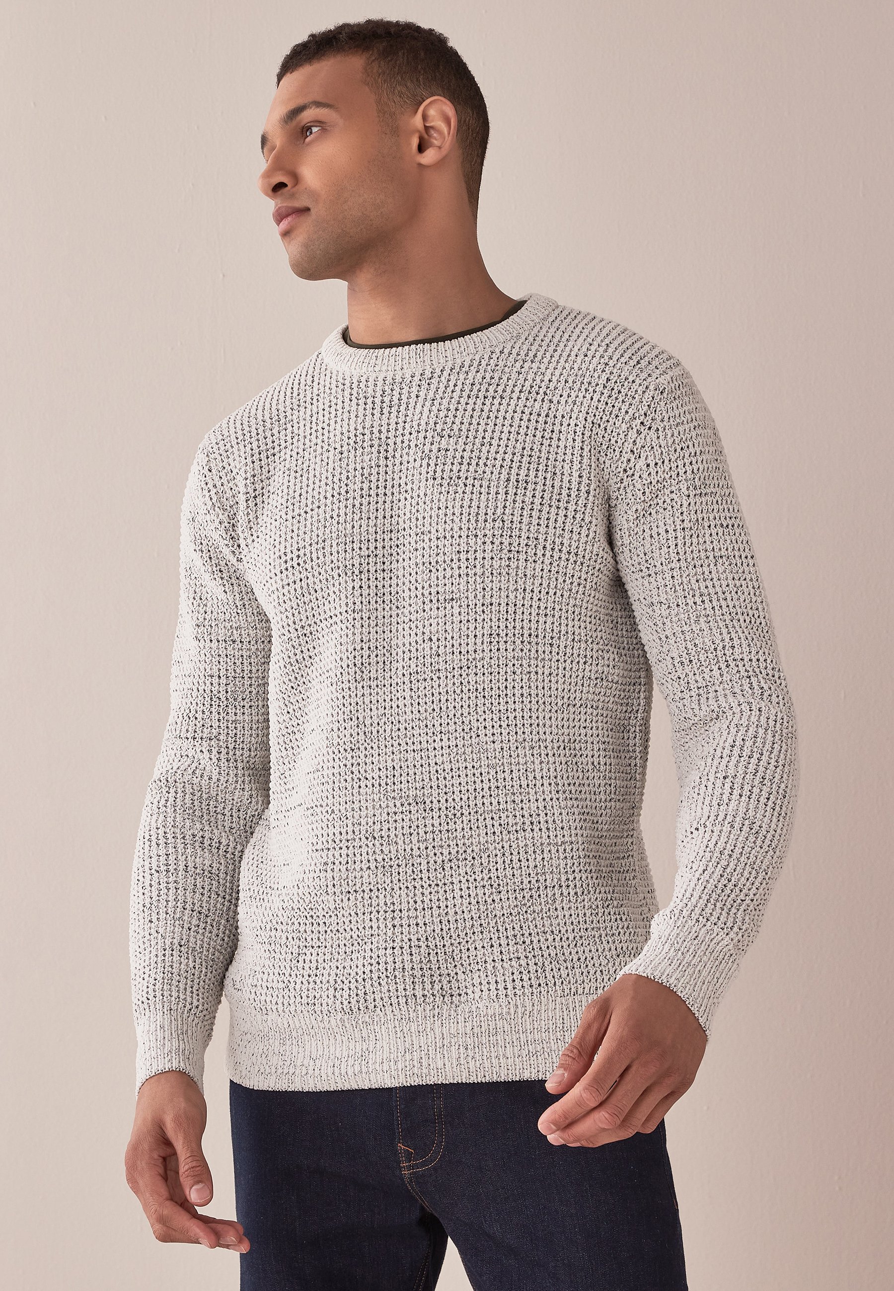 Next CHENILLE - Jumper - off-white 