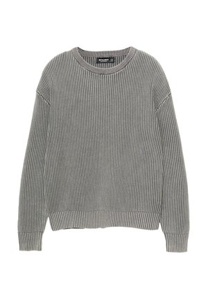 PULL&BEAR Stickad tröja - light blue denim
