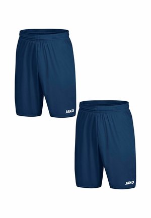 2ER-SET ELASTISCHER BUND KORDELZUG - Sports shorts - dunkelblau