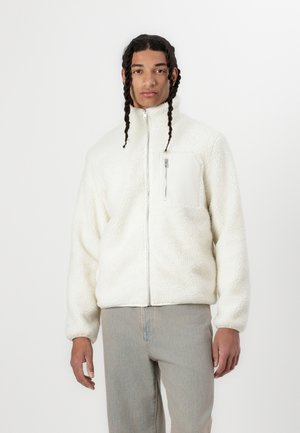 Jack & Jones JJBRADLEY JACKET - Giacca in pile - cloud dancer