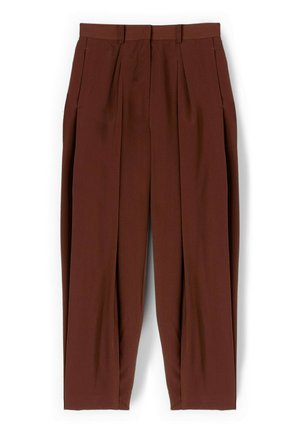 Motivi, PANTALONI CON PIEGHE - Pantaloni - marrone