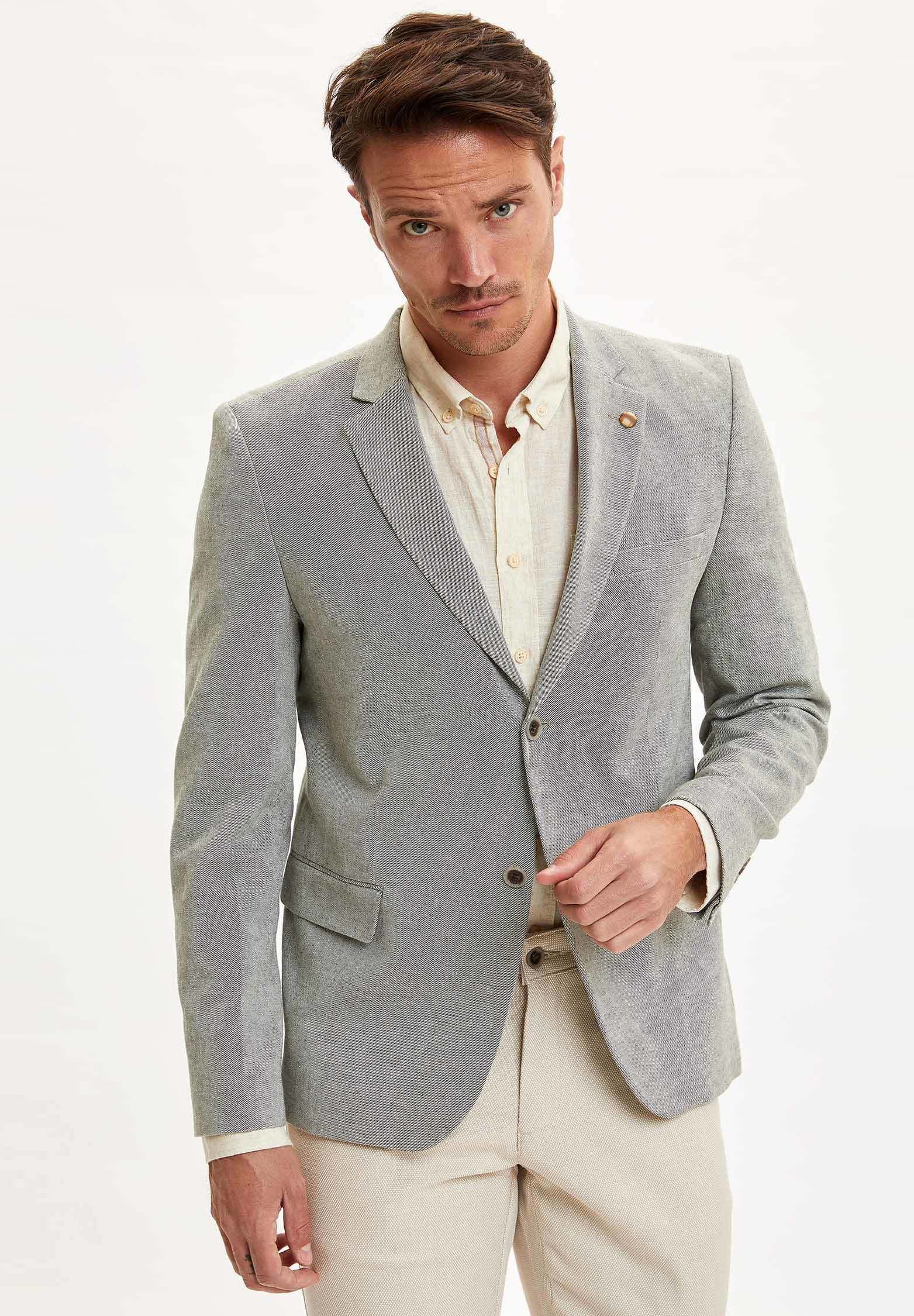 DeFacto Blazer jacket - mint - Zalando.co.uk