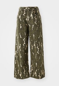 JAYA ANIMAL CAMO - Relaxed fit jeans - khaki