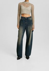 Bershka Stickad tröja - beige