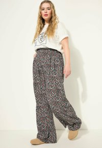 Studio Untold HIGH WAIST MILLEFLEUR  - Pantalones - black