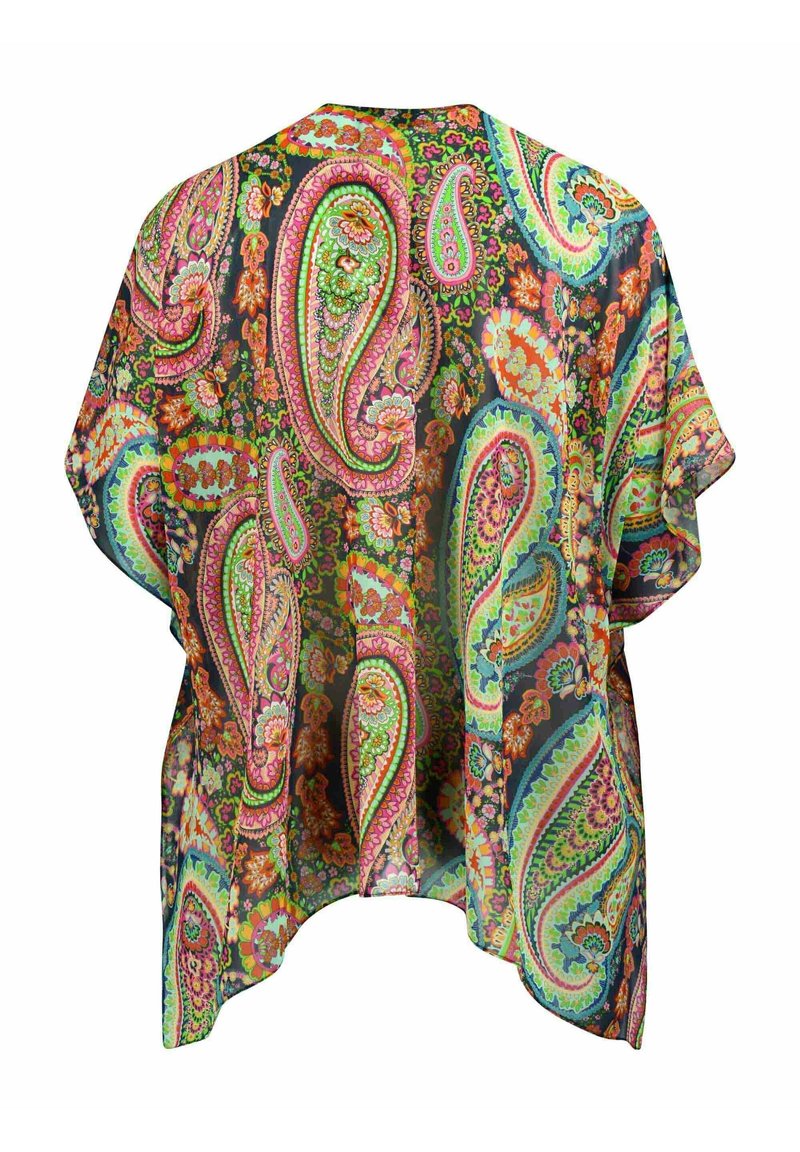 Damen Leichte Jacken | Live Unlimited London PAISLEY PRINT SHORT KIMONO Leichte Jacke brown/mehrfarbig - PF72897 Damen Leichte Jacken | Live Unlimited London PAISLEY PRINT SHORT KIMONO Leichte Jacke brown/mehrfarbig - PF72897