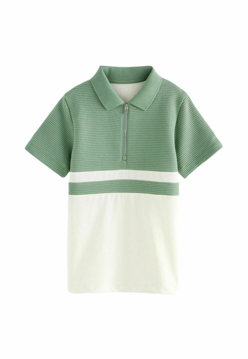 Next SHORT SLEEVE REGULAR FIT - Poloshirt - green ecru