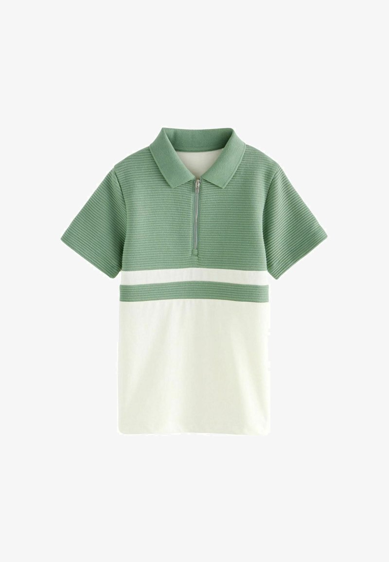Next SHORT SLEEVE REGULAR FIT - Poloshirts - green ecru