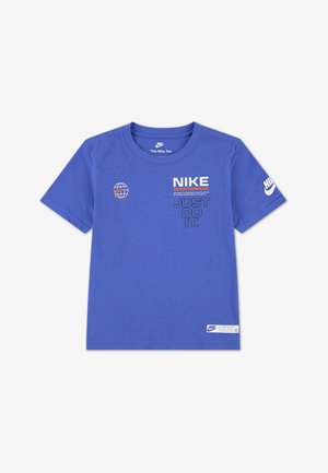 Nike Sportswear GLOBE - T-shirt estampada - comet blue