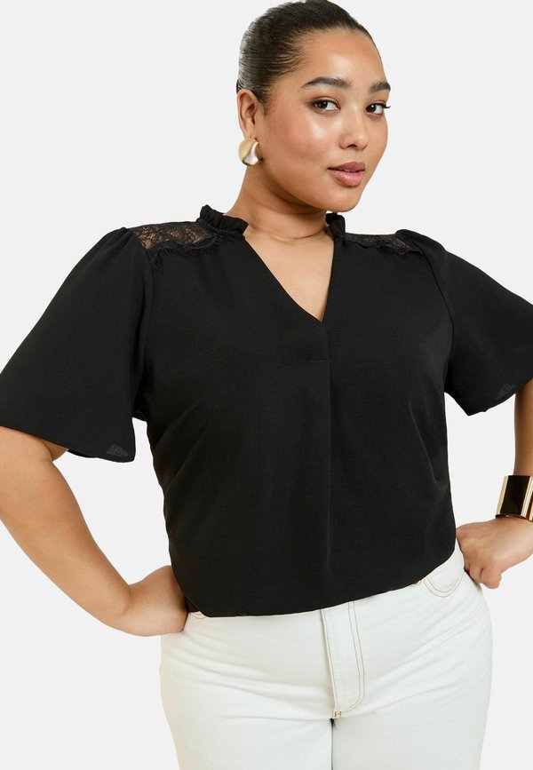 PLUS SIZE FIT - SHORT SLEEVE  - Bluse