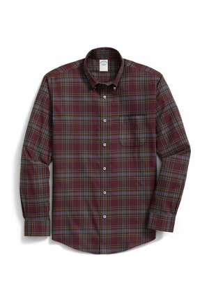 SLIM FIT NON-IRON PLAID STRETCH WITH BUTTON DOWN COLLAR - Hemd - fig