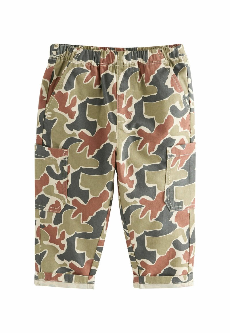 Next SIDE PULL-ON STANDARD - Pantaloni - red green camo