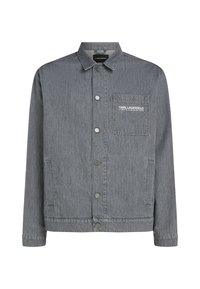 RUE ST-GUILLAUME WASHED DENIM - Jachetă din denim - washed wet weather grey