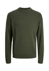 JJEJACK CREW NECK SN - Jersey de punto - kombu green