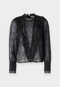 ONLSILA LIFE DOBBY - Blouse - black