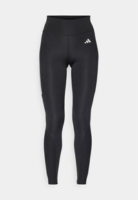 OPTIME ESSENTIALS STASH POCKET FULL LENGTH LEGGINGS - Leggings - black