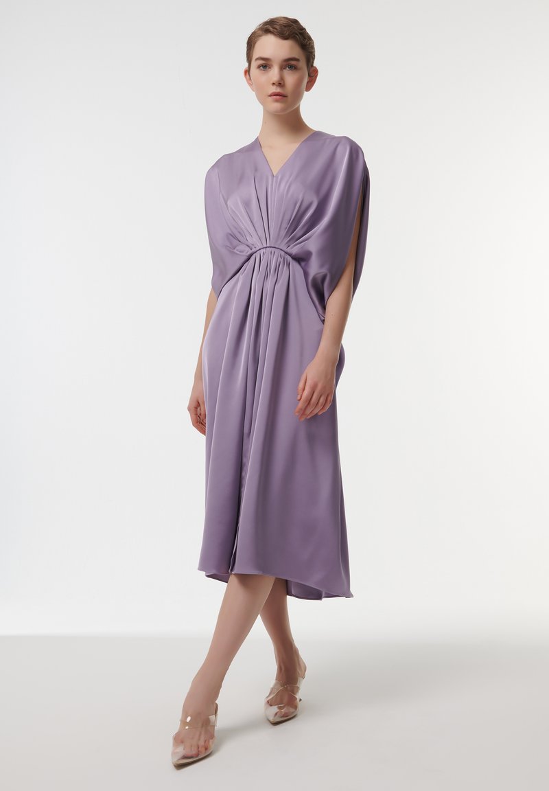 Leem MARKED WAIST DRAPE - Robe de soirée - purple