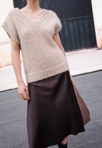 Lovechild Strickpullover - beige