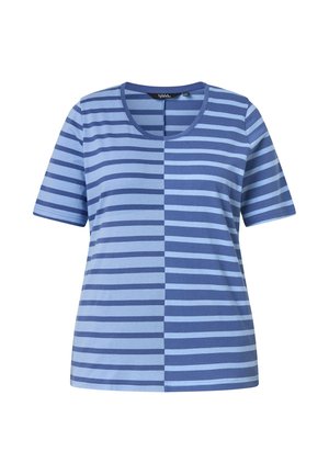 Ulla Popken, T-Shirt print - atlantic blue