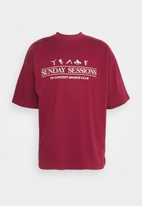 NY CONCEPT Camiseta estampada - dark red