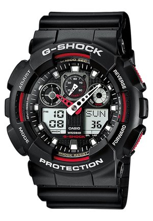 G-SHOCK - Chronograph watch - black/red