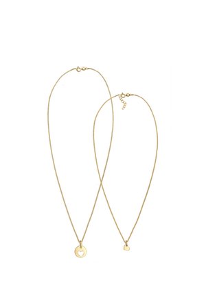 Elli 2 PACK HEARTS - Naszyjnik - gold-coloured