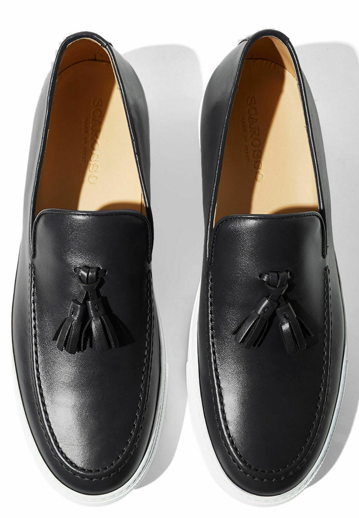 Scarosso AMEDEO - Scarpe senza lacci - black calf/nero