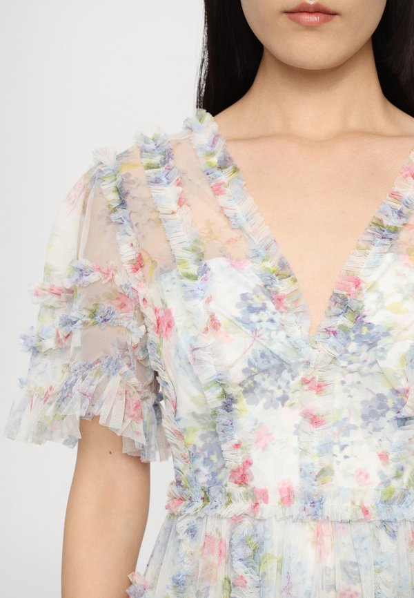 HYDRANGEA RUFFLE ANKLE GOWN - Occasion wear3