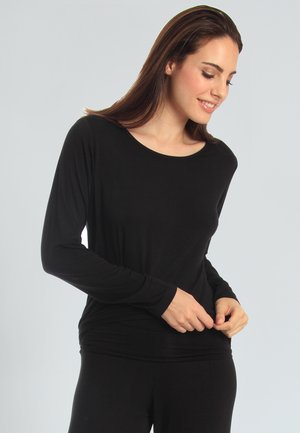 CASUAL COMFORT - Nachtwäsche Shirt - black