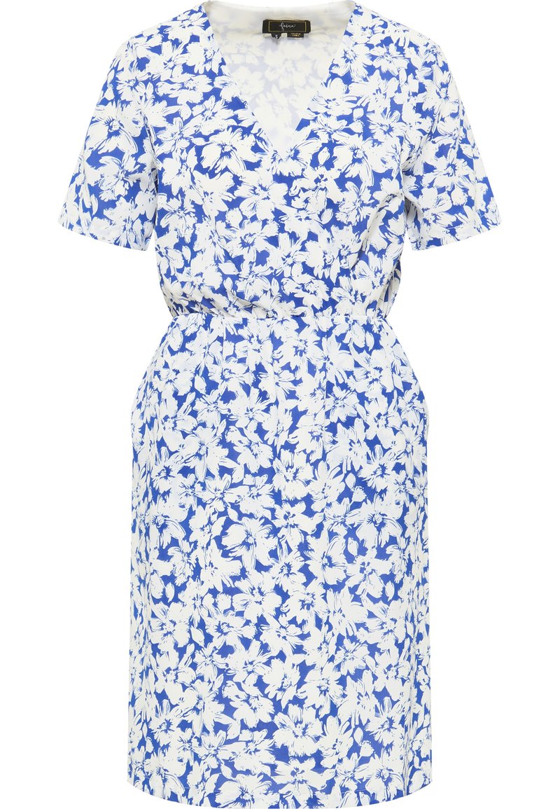Damen Freizeitkleider | faina FAINA TYLIN Freizeitkleid blau / weiss/blau - SS67118 Damen Freizeitkleider | faina FAINA TYLIN Freizeitkleid blau / weiss/blau - SS67118