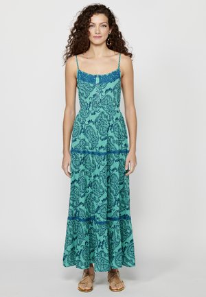 Koroshi Maxi ruha - aqua blue