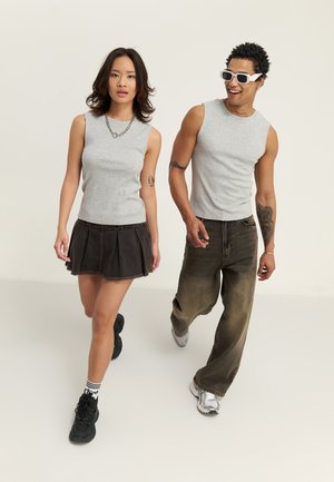 UNISEX 2 PACK - Tops - white/grey