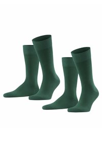 FALKE - HAPPY 2-PACK EVERYDAY CASUAL - Socken - hunter green Thumbnail-Bild 1