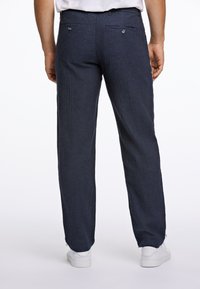 Lindbergh HERRINGBONE - Hlače - navy