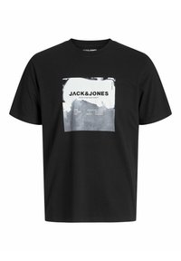GEDRUCKT RUNDHALSAUSSCHNITT  - T-shirt med print - black