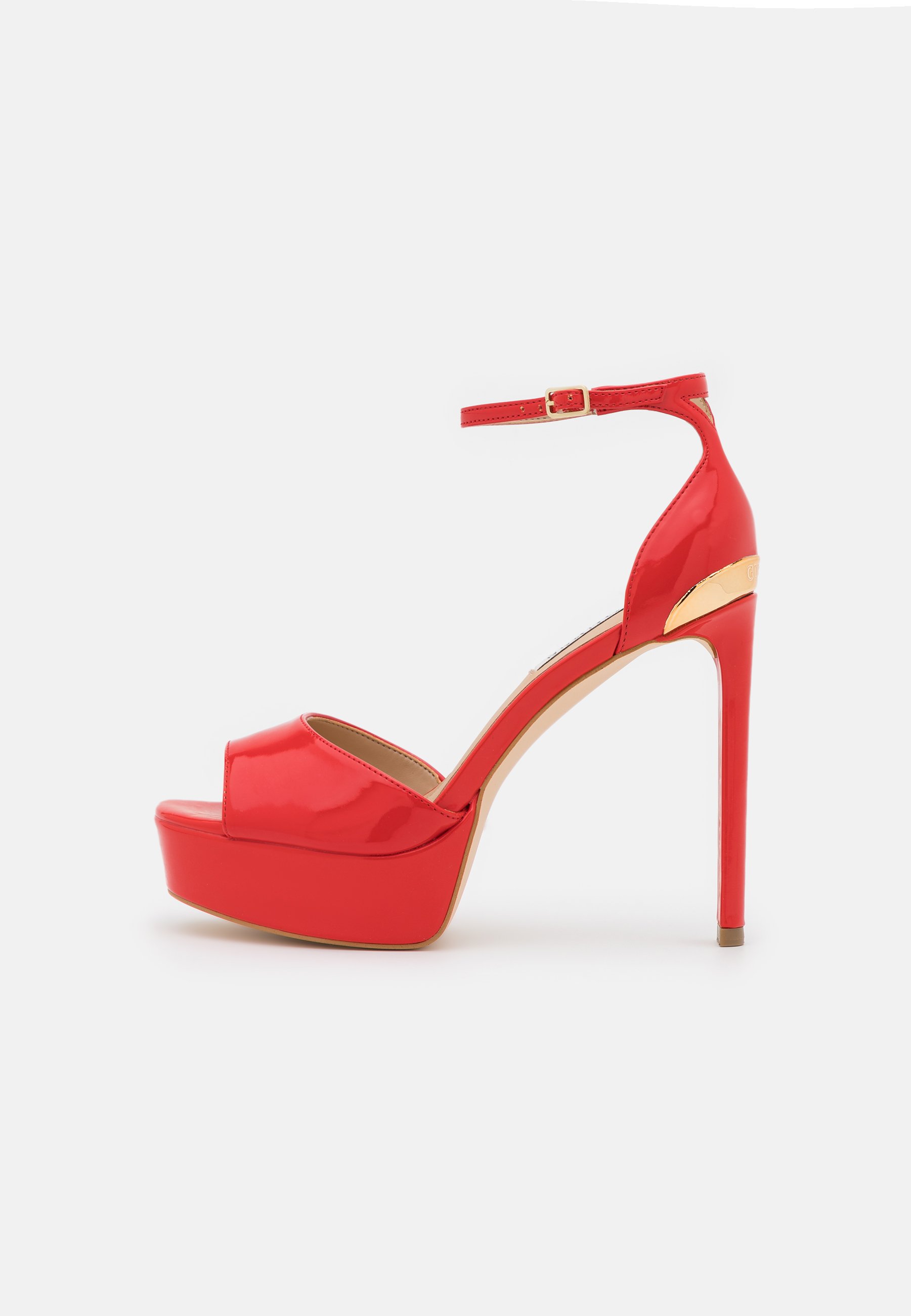 Guess ALDEN - Sandali con plateau - red/rosso - Zalando.it