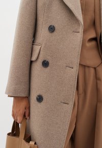 InWear THORA LAPEL - Klasický kabát - sandy grey melange