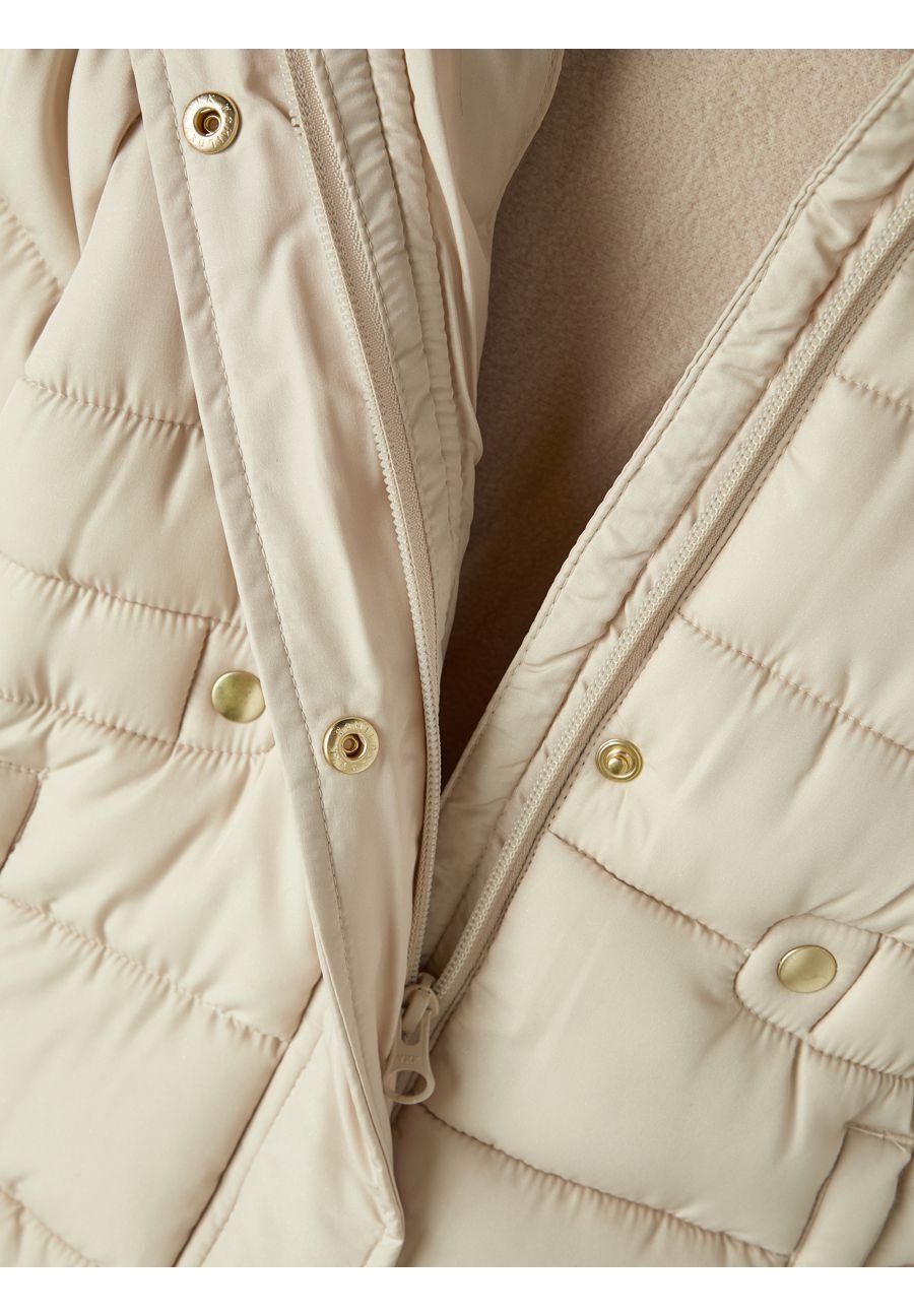 Name it FAUX FUR GLITTER JACKET - Winterjas - gold colour/goudkleurig -  Zalando.nl
