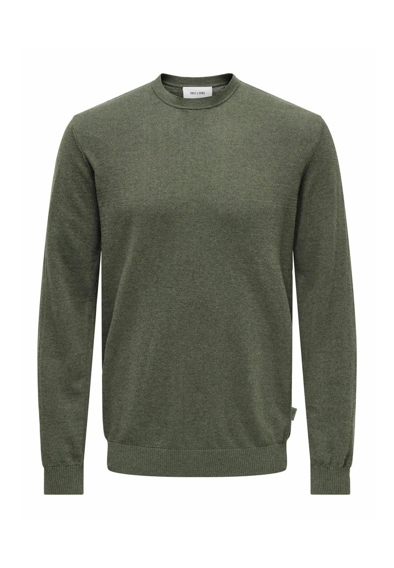 Only & Sons Trui lichtgrijs