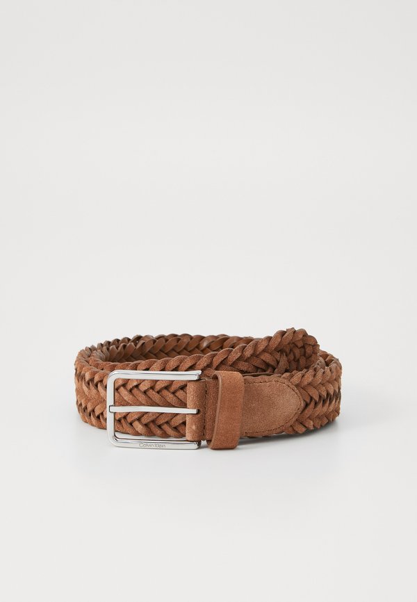 WARMTH BRAIDED - Belt - dark tan